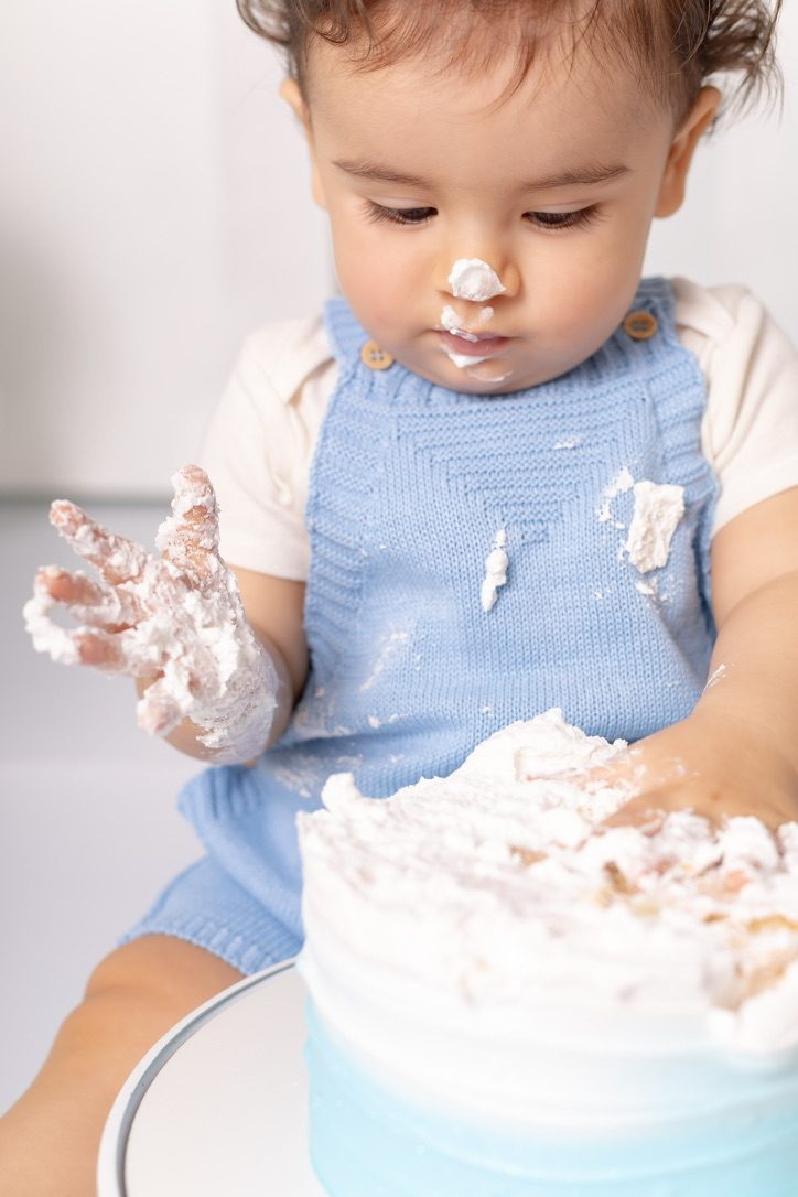Ensaio Smash the Cake no Estúdio Lia, Mogi das Cruzes