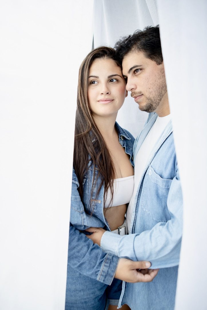 Ensaio de casal no Estúdio Lia, Mogi das Cruzes
