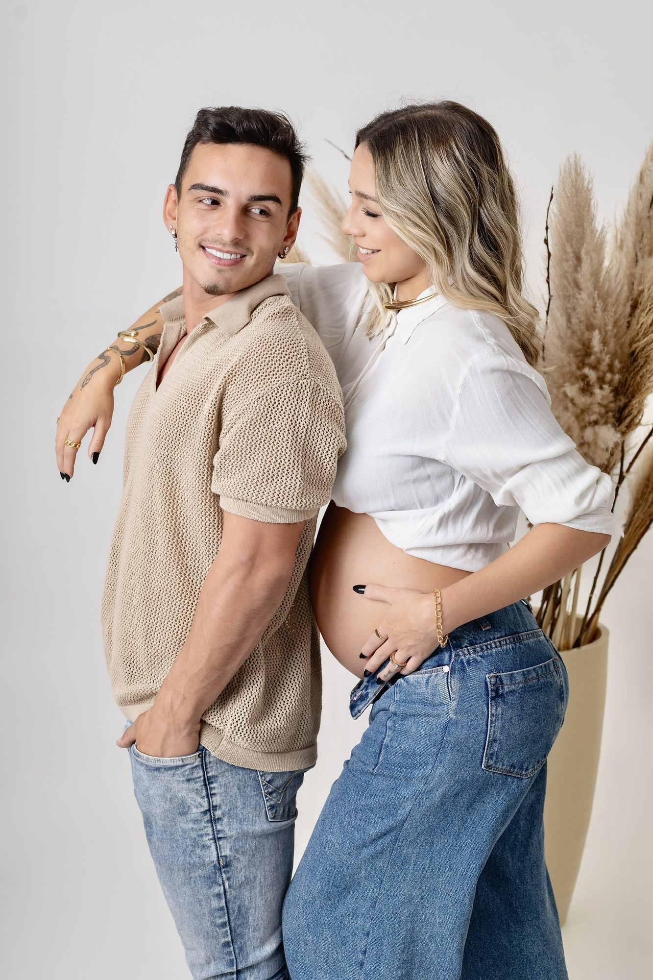 Ensaio de casal no Estúdio Lia, Mogi das Cruzes